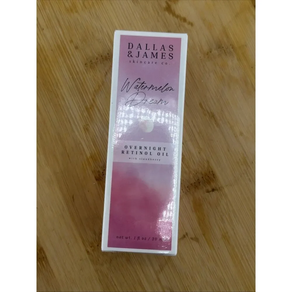 Dallas & James Watermelon Dream Overnight Retinol Oil and Cloudberry 1 floz/30ml